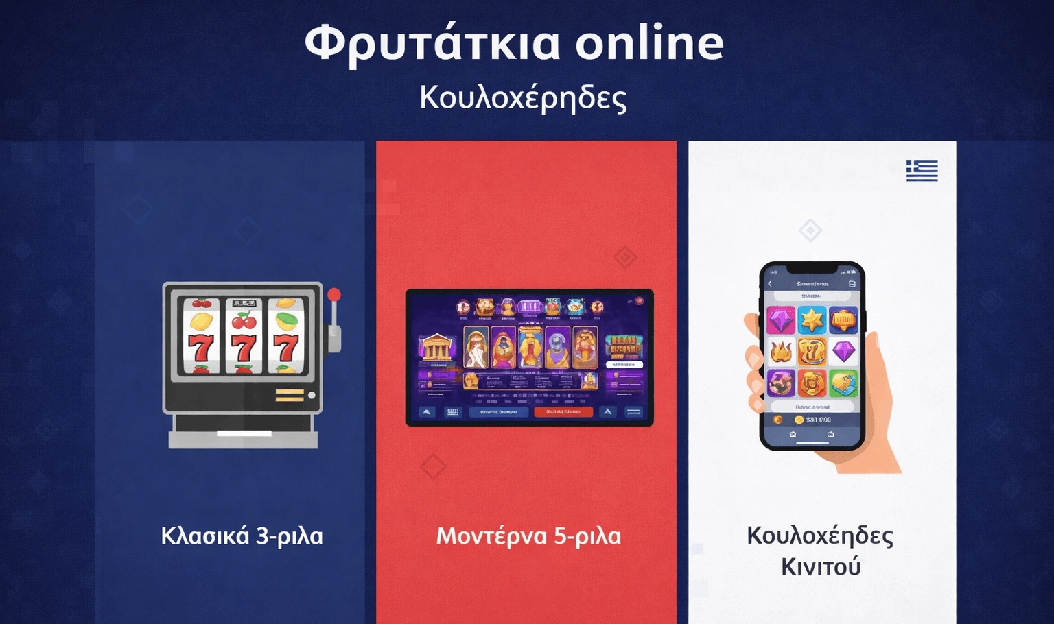 Φρουτάκια online - Demo και πραγματικά χρήματα