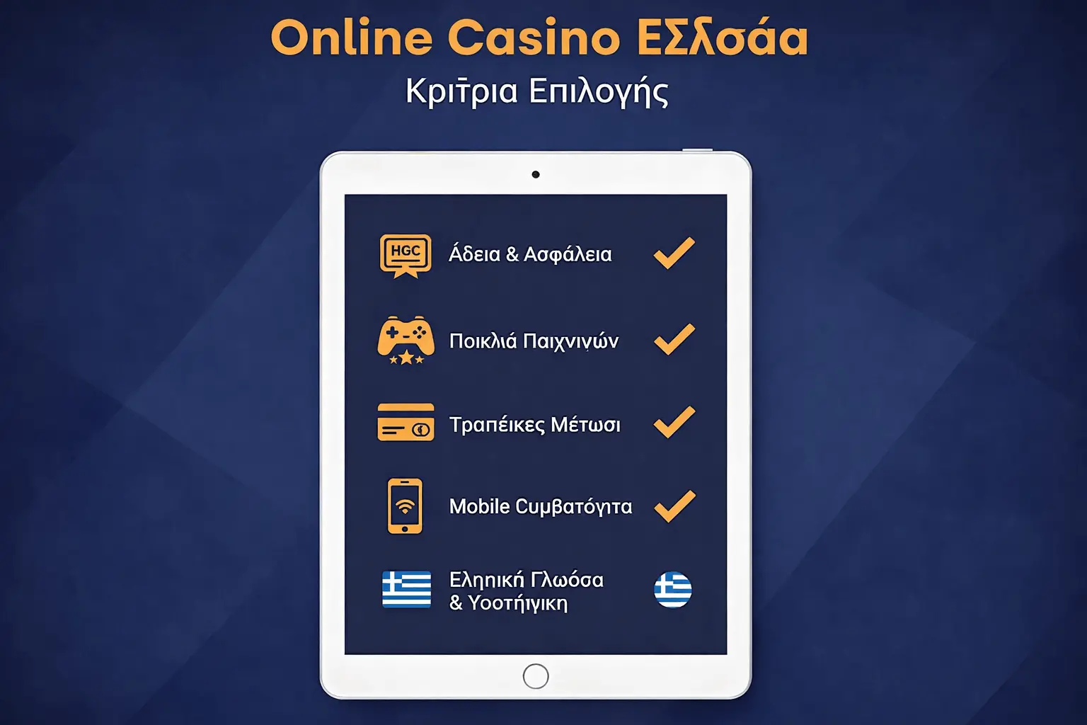 Online casino Ελλάδα - Κριτήρια επιλογής και αξιολόγηση πλατφορμών
